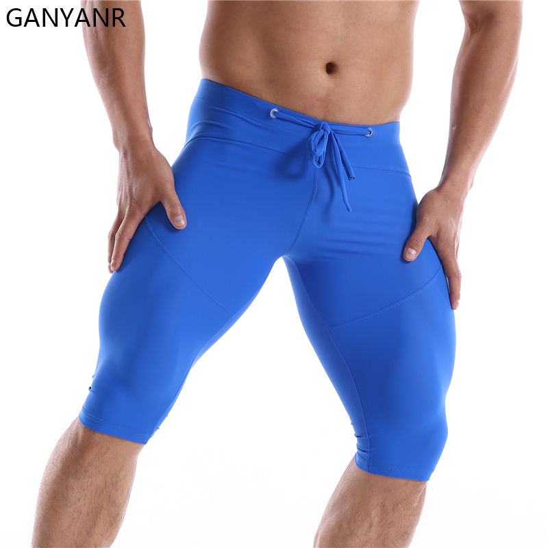 Compression Shorts Athletes - GANYANR Running Calzamaglia Gli Uomini di