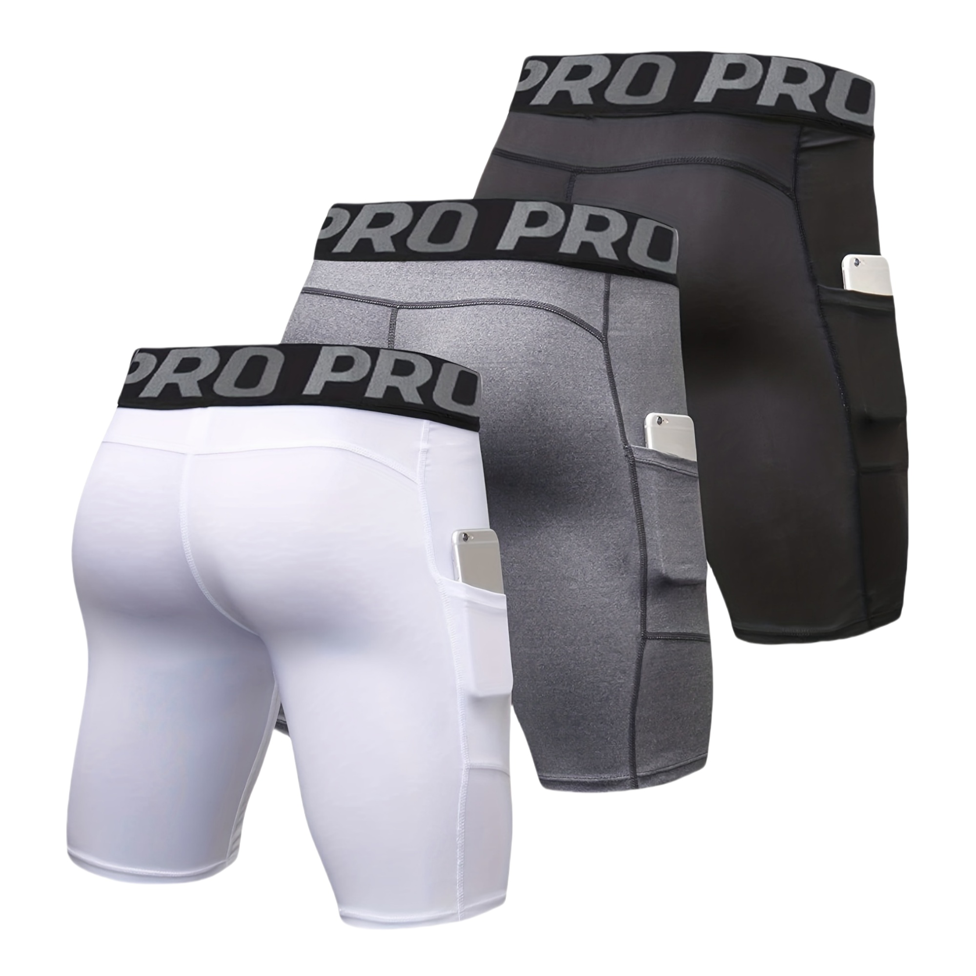 Confezione da 3 Pantaloncini a - Compression Shorts Athletes recensione e prezzo