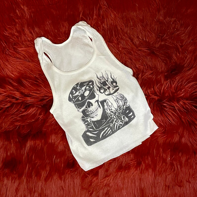 Canotta a Costine con Grafica  - Tank Top Ribbed recensione e prezzo