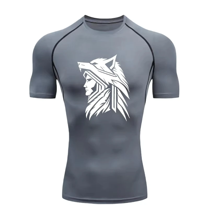 T-shirt sportiva da uomo Wolf  - Compression Shorts Athletes recensione e prezzo